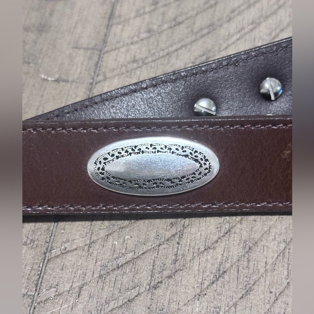 Nocona Belt Co Western Leather Belt Size 46 N2476602 - Picture 4 of 4